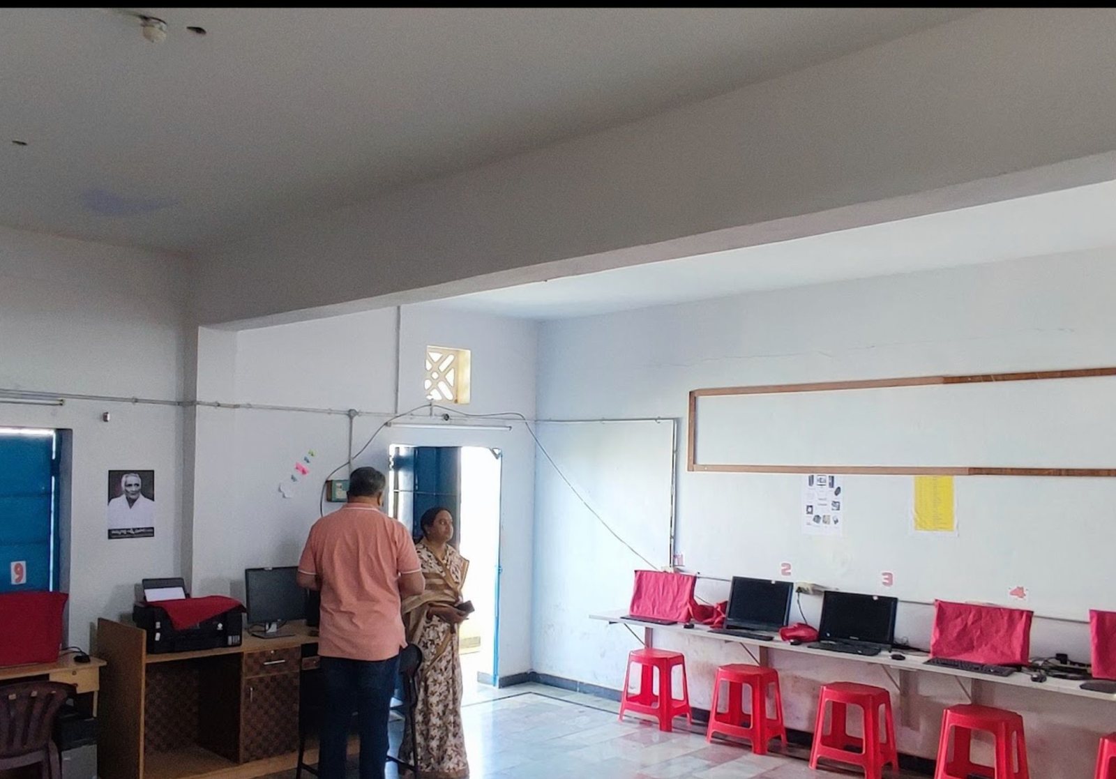 The computer lab DWI.agency donated at Sai Educational Society, Macherla — putting technology in the hands of underprivileged students.