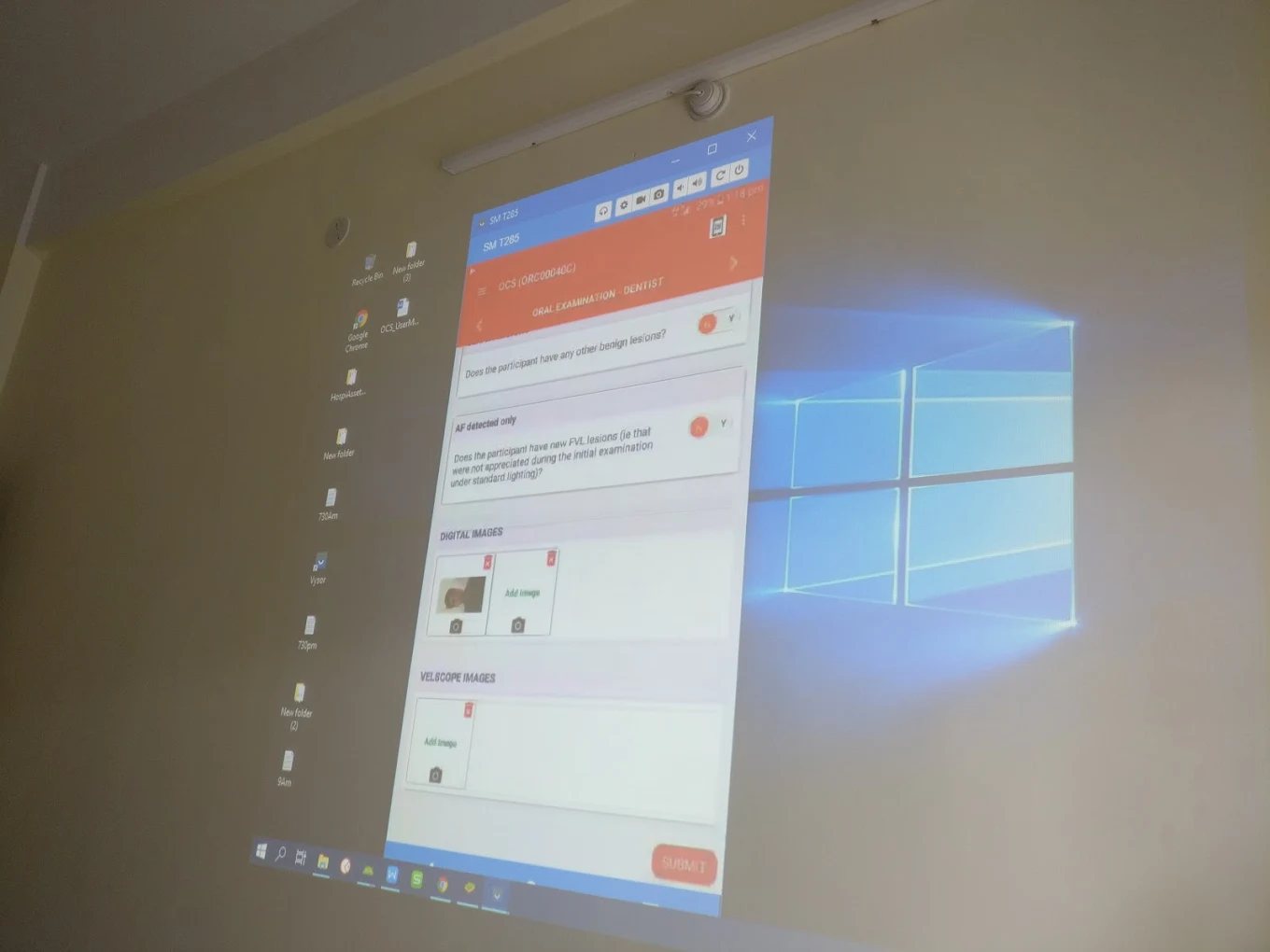 Launch of the TATA Trusts oral-cancer screening application — multi-camp screening, live dashboards.